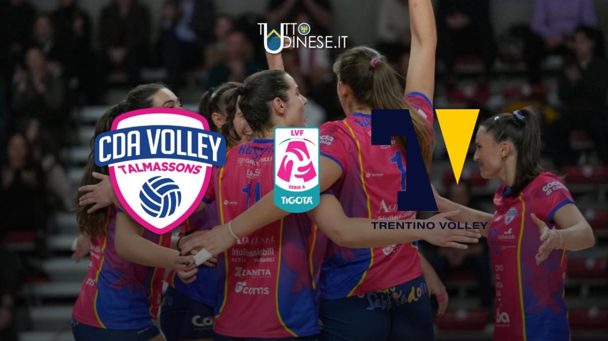 DIRETTA Serie A2 CDA Talmassons FVG-Itas Trentino 2-1 (20-18): QUARTO SET