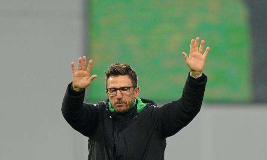 QUI SASSUOLO: Di Francesco: "Possiamo toglierci grandi soddisfazioni"