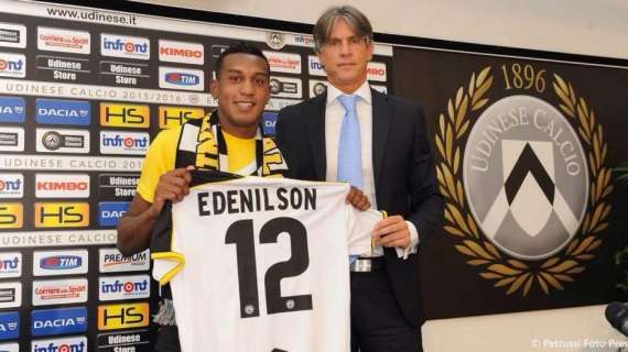 Edenilson si presenta: "Che emozione tornare a Udine. Qui per migliorare ancora in un anno importante"