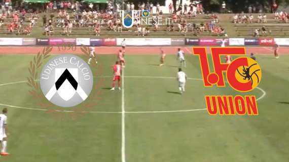 RELIVE Amichevole Udinese-Union Berlin 3-3: buon test per i bianconeri di Sottil