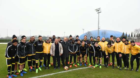 Zico incontra la squadra al "Bruseschi"