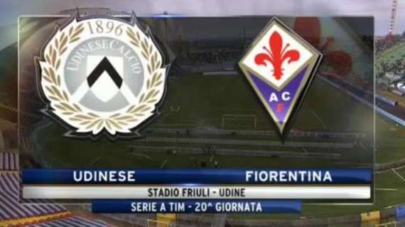 Rivivi il LIVE Udinese - Fiorentina 3-1: anche la Viola paga la tassa Di Natale