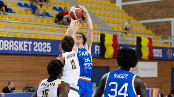 UEB Cividale, Ferrari protagonista nella vittoria con il Belgio all'Europeo U20
