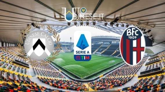 RELIVE Serie A Udinese-Bologna 1-1: i bianconeri si fanno rimontare su rigore 