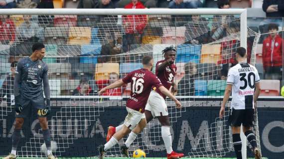 Udinese-Torino, Calvarese sull'arbitraggio: "Nessun episodio degno di nota"
