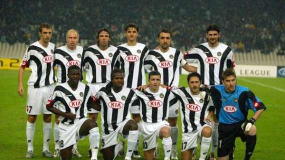 14/09/2005: l'Udinese debutta in Champions League contro il Panathinaikos