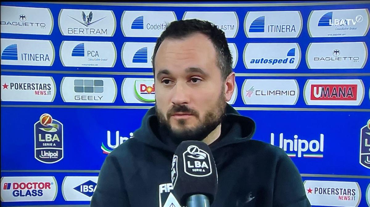 Tortona-APU Udine, coach Vertemati a LBATV: "Essere competitivi non è scontato"