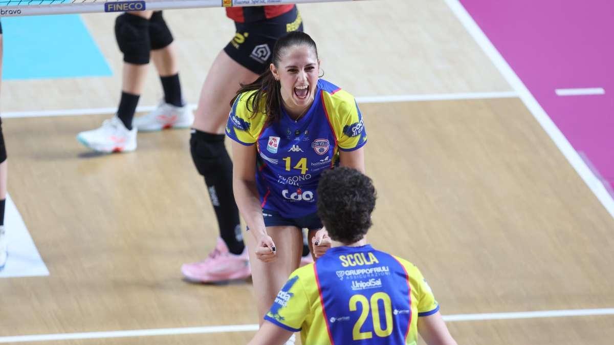 CDA Talmassons FVG, Frosini e Scola convocate dal ct Velasco per la VNL