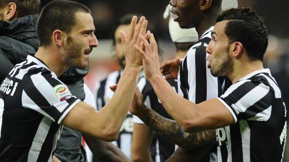 Serie A i risultati dei primi tempi: Napoli a valanga, Tevez trascina la Juve, Milan avanti a Firenze