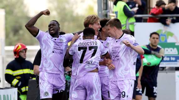 Udinese, Kristensen MVP della partita contro il Cagliari