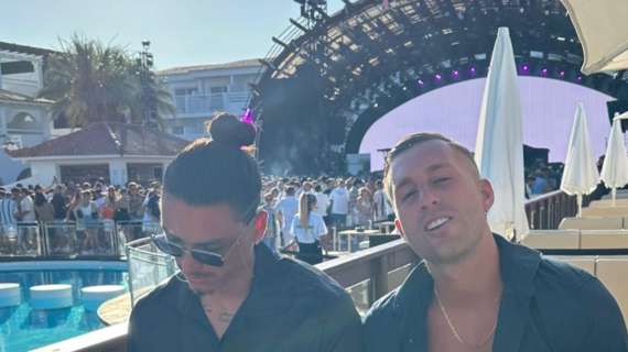 Deulofeu, vacanza ad Ibiza con l'amico Darwin Nuñez del Liverpool