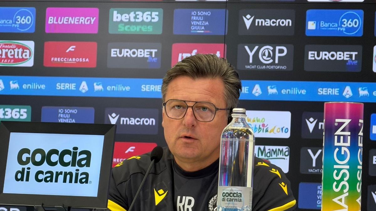 Udinese, Runjaic in conferenza: "C'è bisogno di una prova eccellente. Solet non sarà titolare"