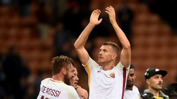 Serie A, Dzeko-Florenzi, la Roma sbanca San Siro: Milan al tappeto