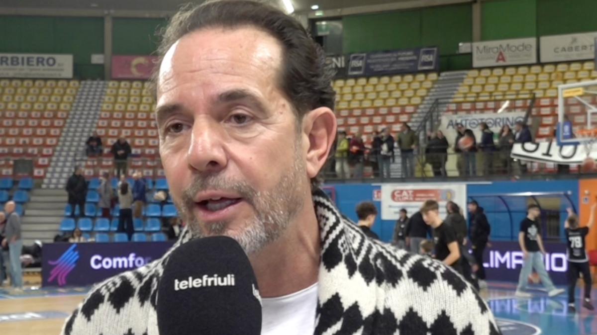 Apu Udine, Pedone: "2 punti che ci fanno stare più tranquilli ma è ancora lunga"