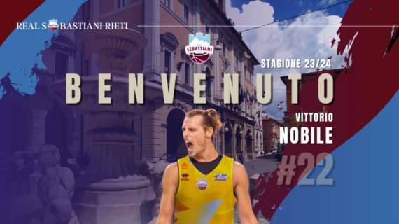 UFFICIALE - L'ex Apu Udine Vittorio Nobile è un nuovo giocatore di Rieti