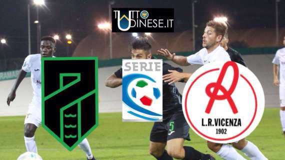 RELIVE Serie C Pordenone-L.R Vicenza 1-1: finisce in parità al Bottecchia