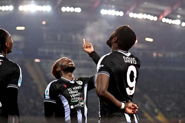 Udinese-Fiorentina 3-0, il tabellino della gara del Bluenergy Stadium