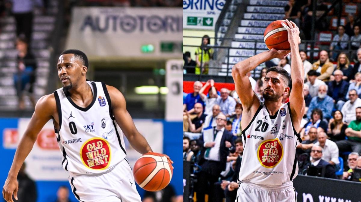 Christon e Da Ros, i due uomini chiave della vittoria dell'Apu Udine contro Cantù 