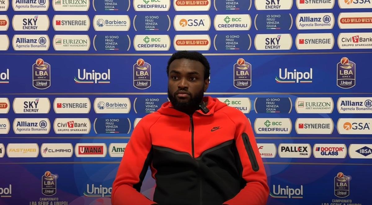 Apu Udine, Mekowulu: "Le assenze non possono essere una scusa, era una gara cruciale per la stagione"