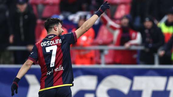 Serie A, il Bologna batte 2-1 il Cagliari grazia a una doppietta di Orsolini