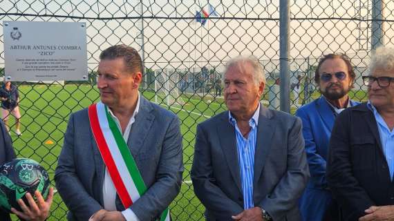 Intitolato a Zico il campo da calcio in sintetico di Premariacco: "Il più grande calciatore mai visto in Friuli"