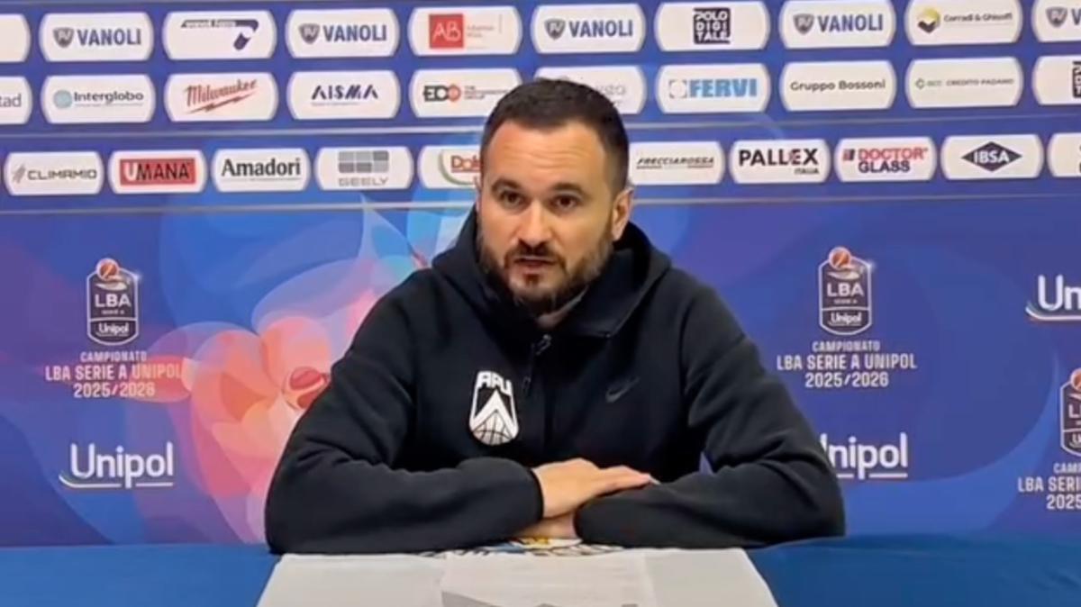 Apu Udine, Vertemati: "Vanoli Cremona volitiva, dobbiamo crescere in maturità"