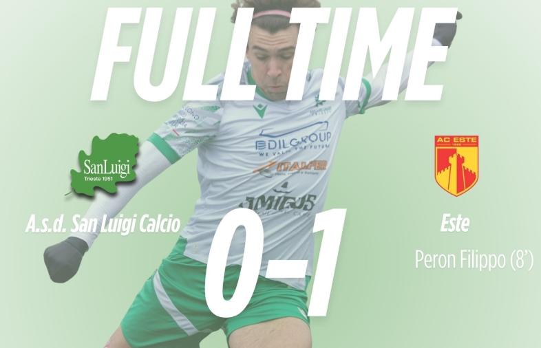 Serie D, San Luigi battuto di misura dall'Este