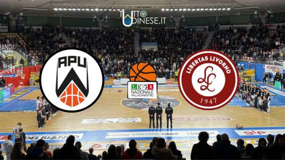 DIRETTA Serie A2 Apu Udine-Libertas Livorno 82-74: RISULTATO FINALE