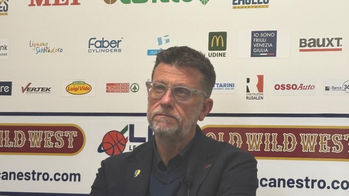 UEB Cividale, Micalich: "Vedo una squadra scarica, sono preoccupato"