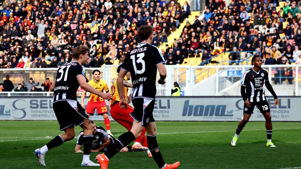 Lecce-Udinese, LE IMPRESSIONI A FINE PRIMO TEMPO: Solet su rigore rimedia al pasticcio dei bianconeri in avvio