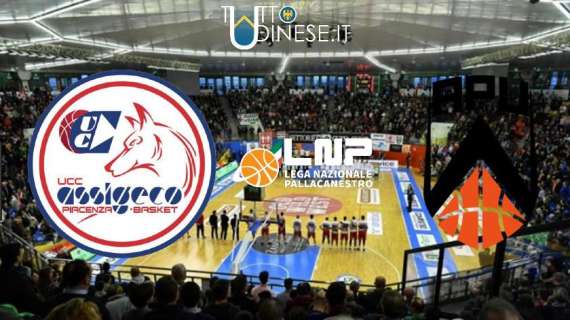 RELIVE Girone Verde Serie A2, UCC Assigeco Piacenza-Apu Old Wild West 91-80: RISULTATO FINALE