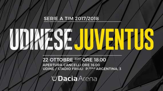 Udinese-Juventus: da oggi parte la caccia al biglietto