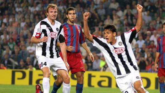 Udinese, 19 anni fa il match al Camp Nou contro il Barcellona