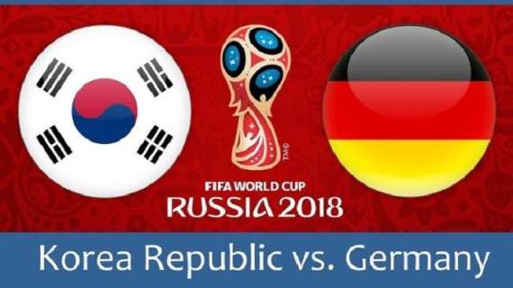 RELIVE FIFA World Cup Russia 2018, Corea del Sud-Germania 2-0, tedeschi a casa!