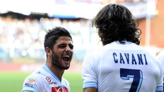 GdS: le probabili di Udinese-Napoli: Insigne-Cavani la coppia azzurra 