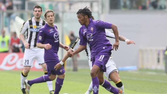 Domani incontro con la Fiorentina: si chiude per Cuadrado