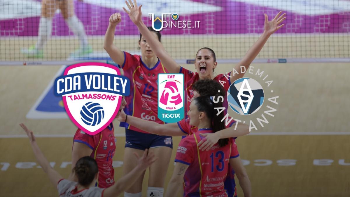 DIRETTA Serie A2 CDA Talmassons FVG-Messina 2-0 (10-8): TERZO SET