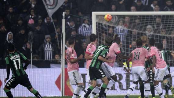 Il Sassuolo manda ko la Juve con una perla di Sansone