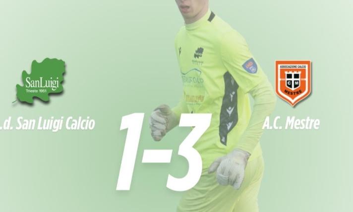 Serie D, il San Luigi si arrende al Mestre: triestini sconfitti 3-1