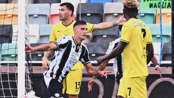 Udinese, Lucca: "Sviluppiamo di più in fase offensiva. Contento per il gol"