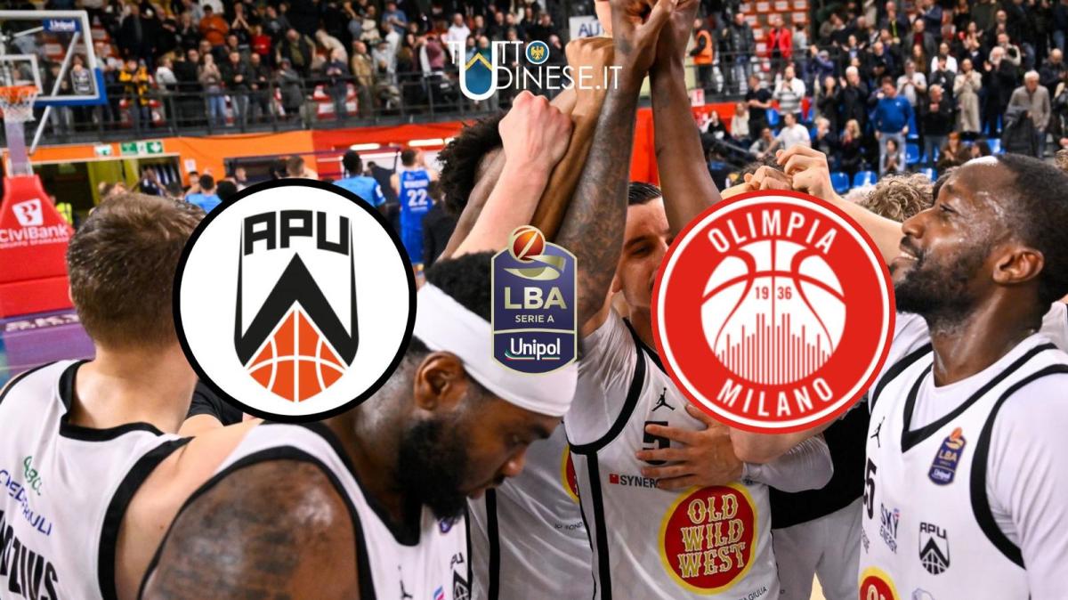 DIRETTA LBA APU Udine - Olimpia Milano 0-0: PALLA A DUE ALLE 18.00