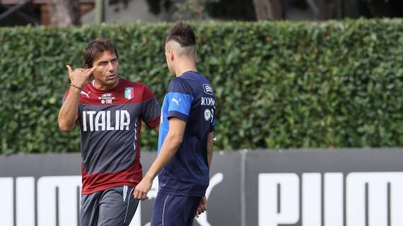 Conte sceglie il  3-5-2 per il suo debutto in Nazionale: Immobile-Zaza davanti