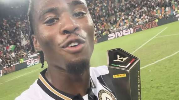 Udinese-Como, Ehizibue votato Mvp del match 