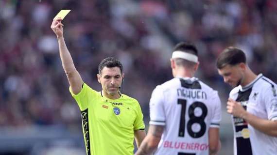 Udinese-Inter affidata a Sacchi: i precedenti dell'arbitro con i bianconeri