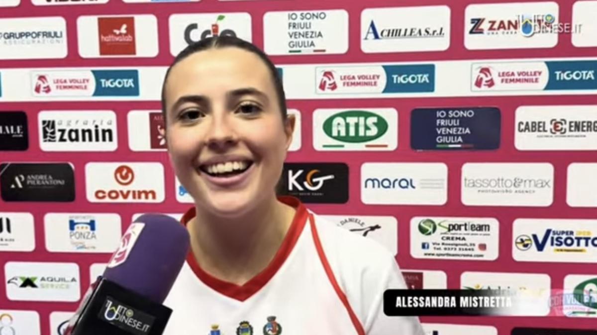 CDA Talmassons, le parole dell'MVP Alessandra Mistretta dopo la vittoria su Altamura