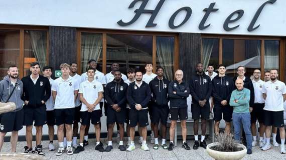 APU Udine, squadra arrivata a Tarvisio per il ritiro