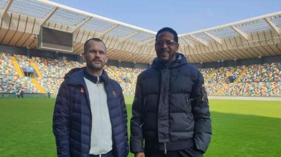 Sotomayor e Holm in visita allo Stadio Friuli