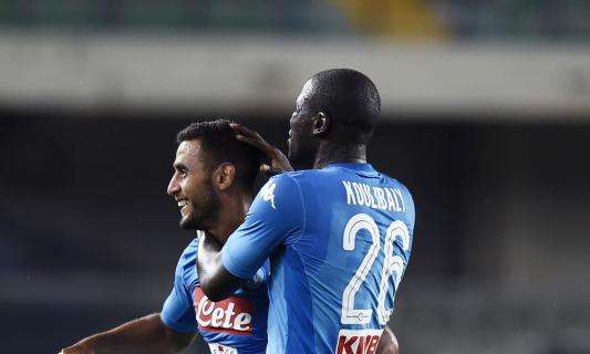 Il Napoli risponde alla Juventus: tris in casa del Verona