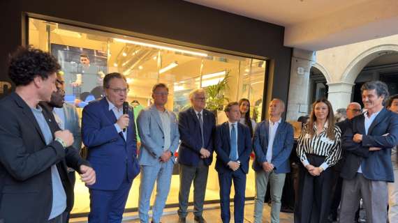 Udinese, Collavino all’inaugurazione del Macron Store: “Un brand mondiale punta su questa città”