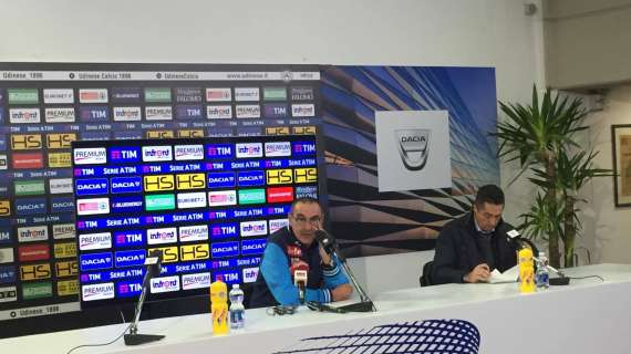 Conferenza stampa, Sarri:"Partita molto difficile, ma ora vinciamo anche queste"